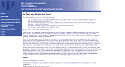 Desktop Screenshot of drkevincampbell.net